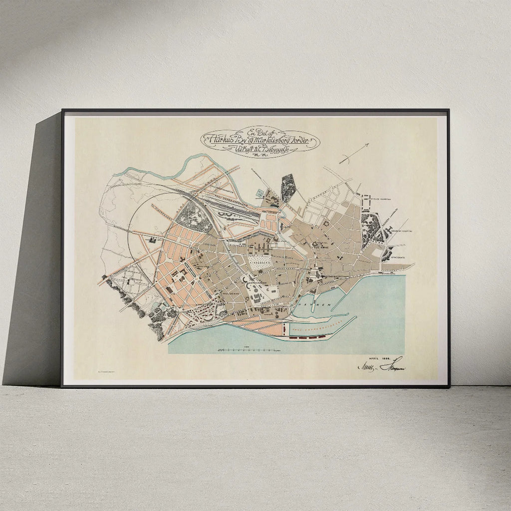 Marselisborg & Aarhus By 1898 - Byplanlægning – billede 2
