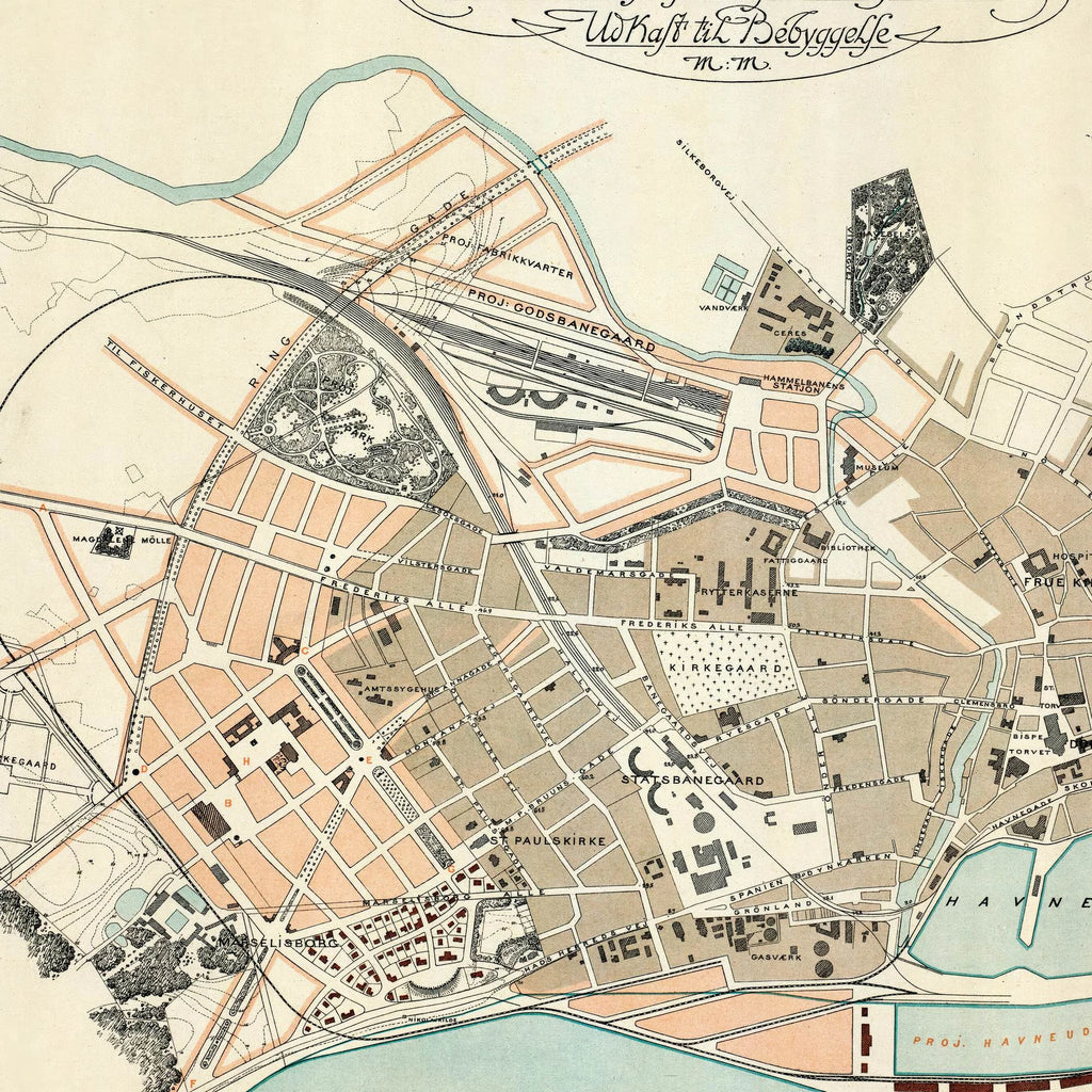 Marselisborg & Aarhus By 1898 - Byplanlægning – billede 3