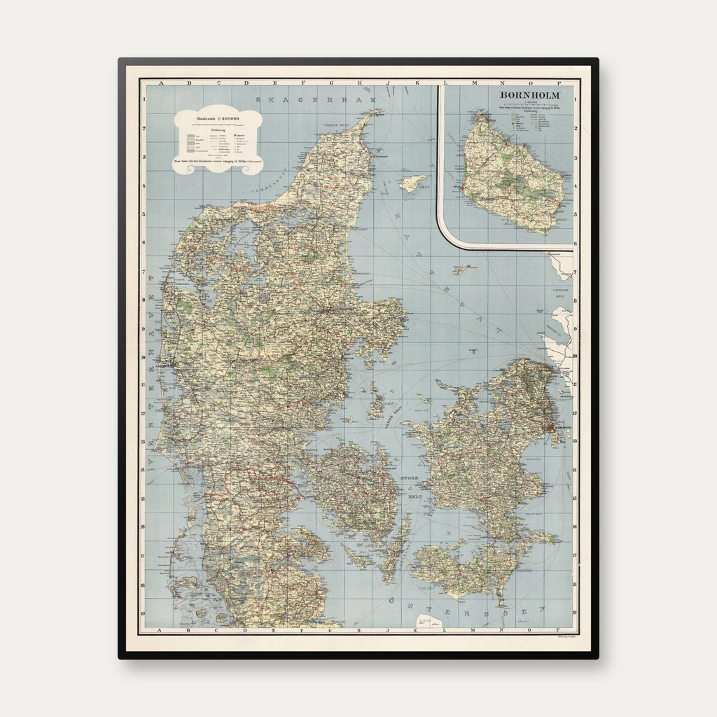 Danmark 1912 - 55×69 cm – billede 1