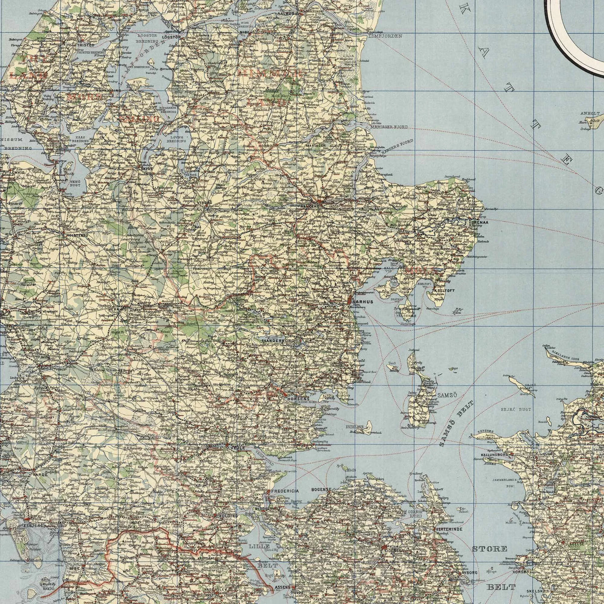 Danmark 1912 - 55×69 cm – billede 4