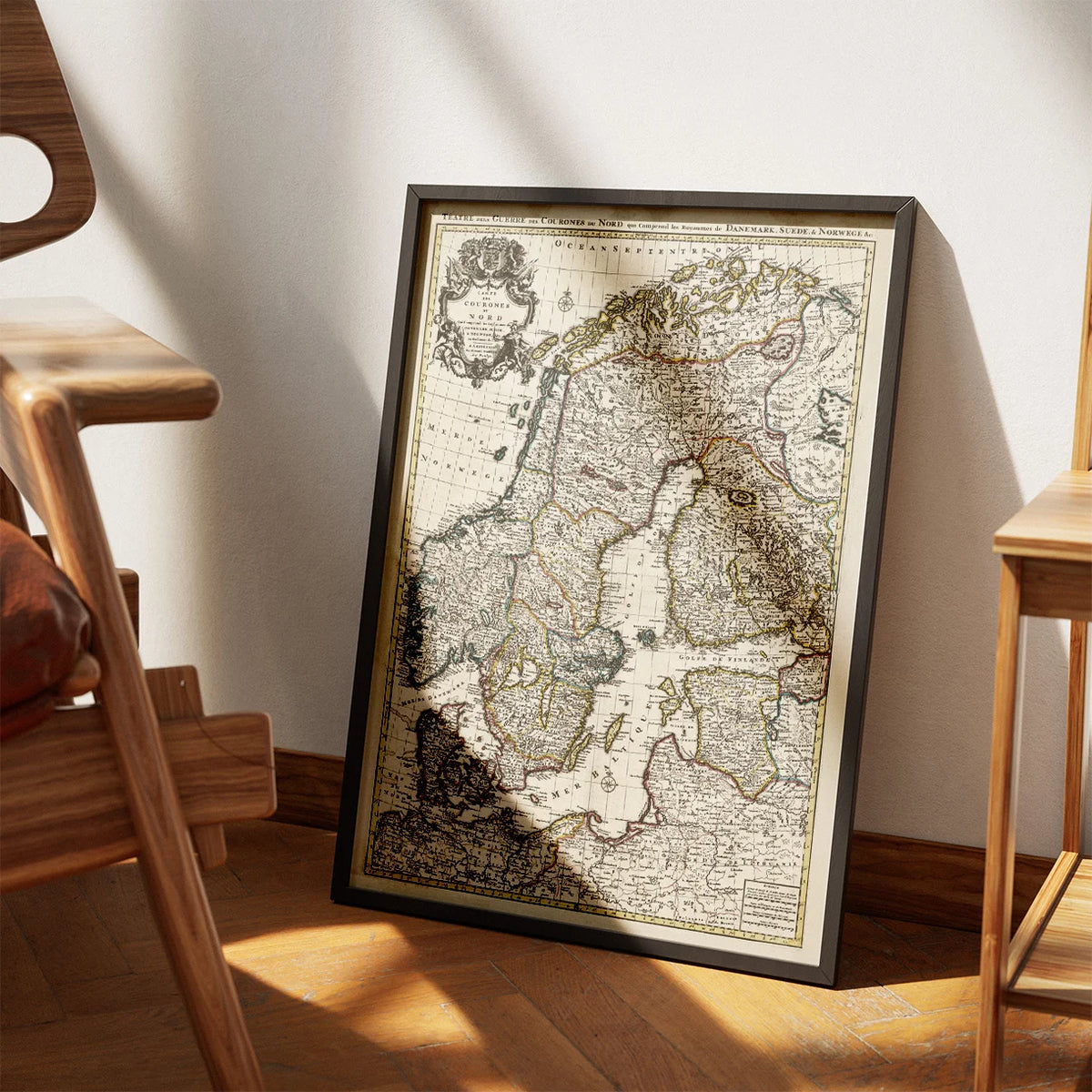 Carte des Courones du Nord 1720 - Skandinavien – billede 3