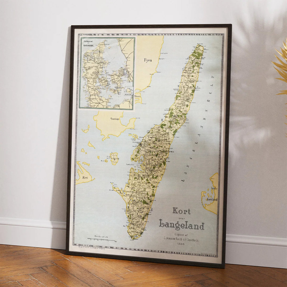 Langeland 1898 - Kort og plakat – billede 2