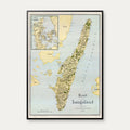 Langeland 1898 - Kort og plakat – billede 1