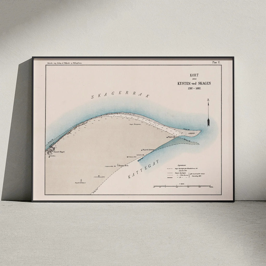 Kysten ved Skagen 1787-1882 - Grenen – billede 2