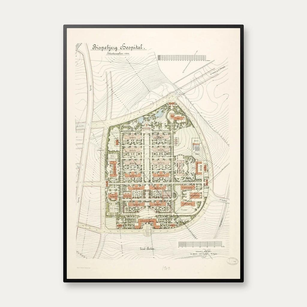 Bispebjerg Hospital 1908 - København – billede 1