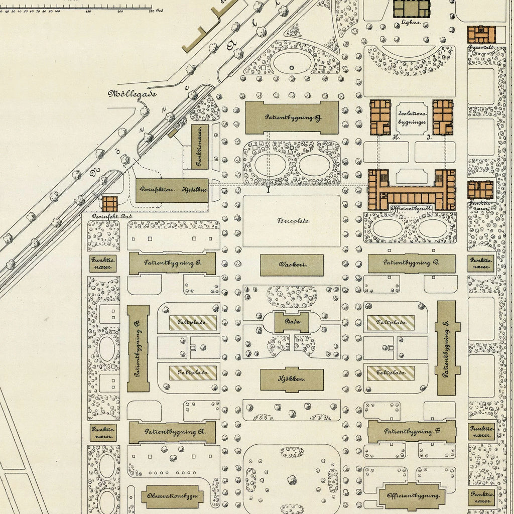 Blegdamshospitalet 1897 - Nørrebro, København – billede 4