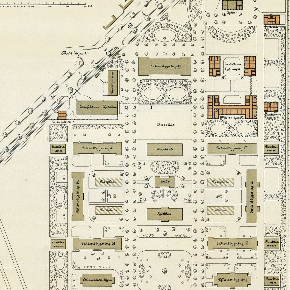 Blegdamshospitalet 1897 - Nørrebro, København – billede 4