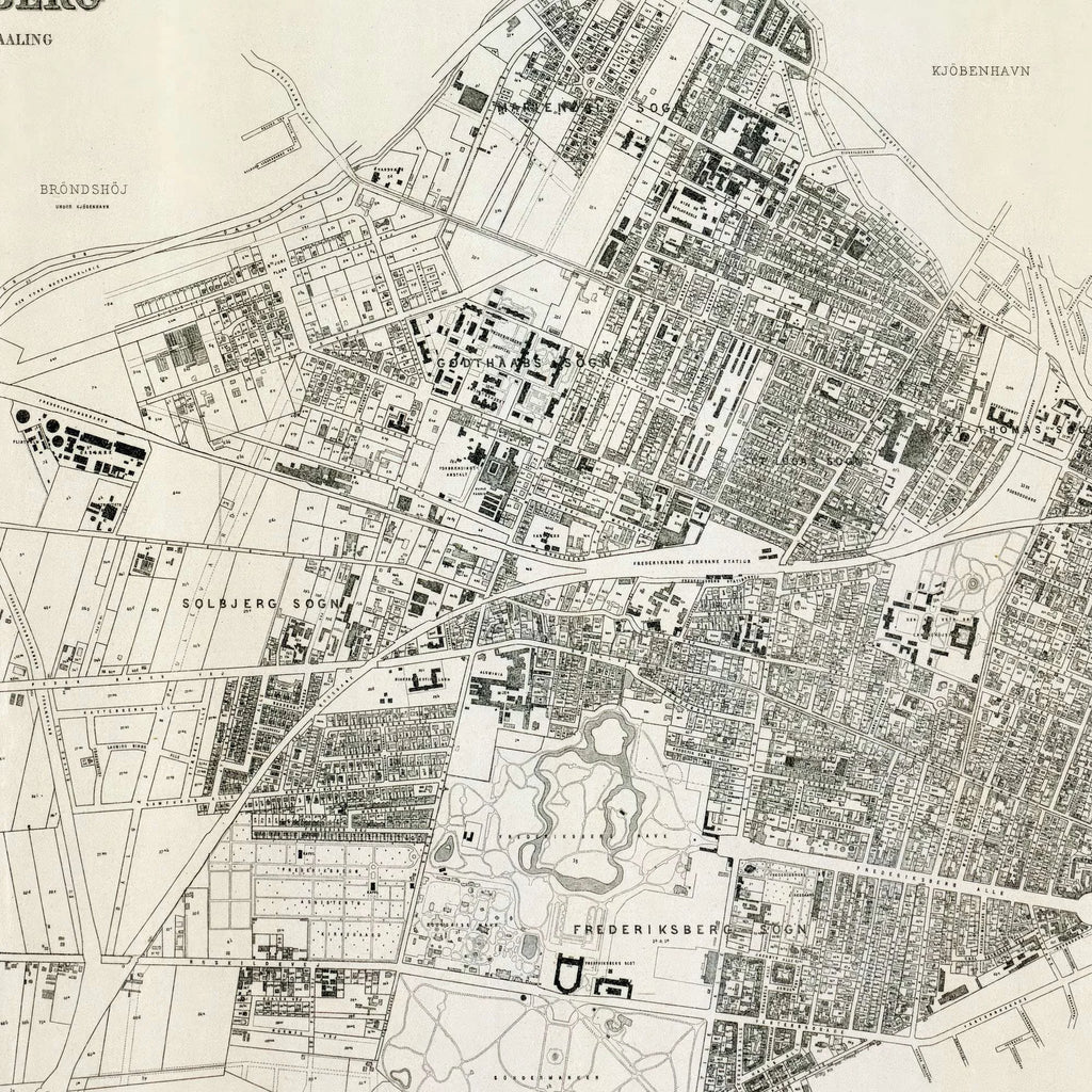 Frederiksberg 1896-1917 - Kortlægning – billede 3