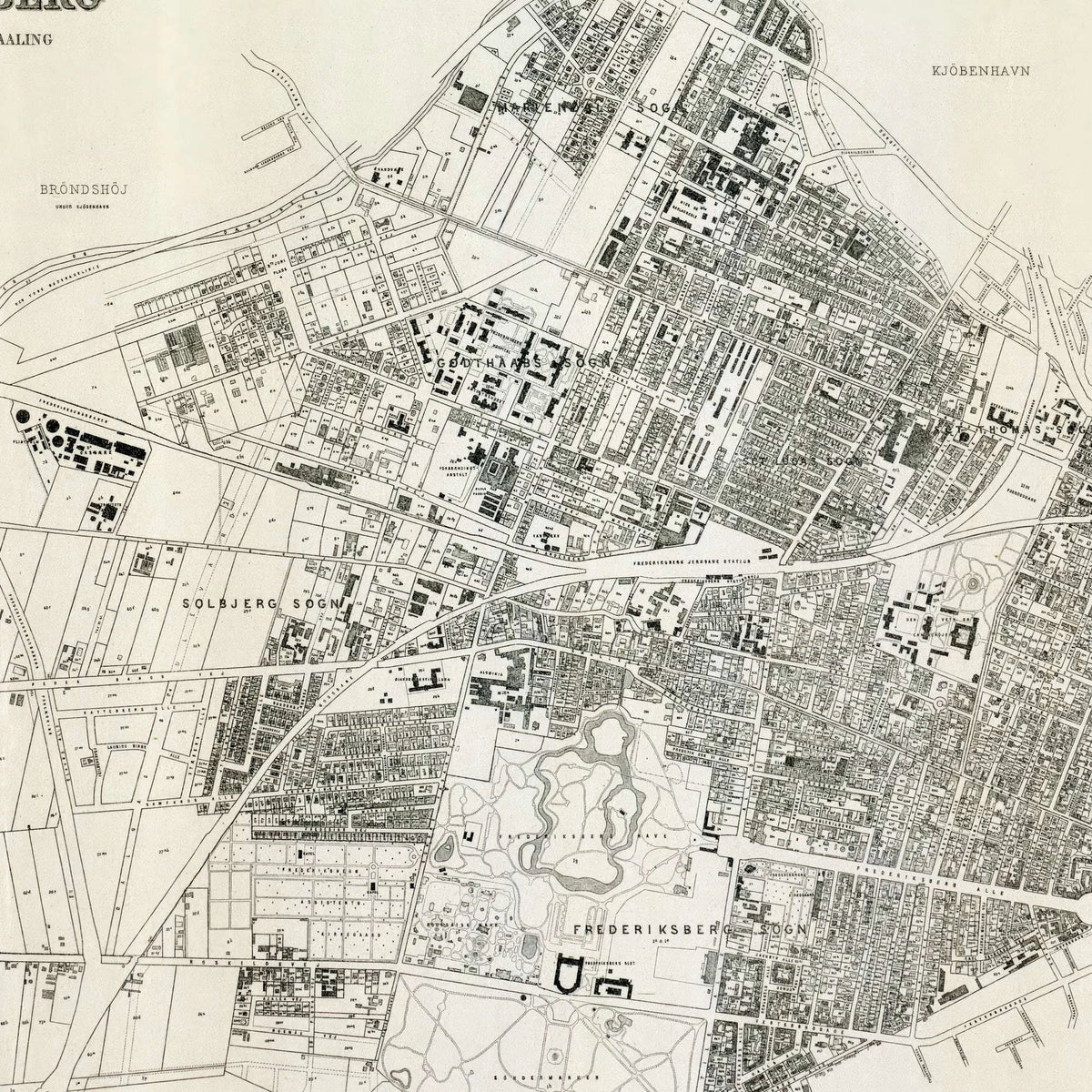 Frederiksberg 1896-1917 - Kortlægning – billede 3