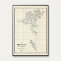 Færøerne 1900 - Topografisk kort – billede 1