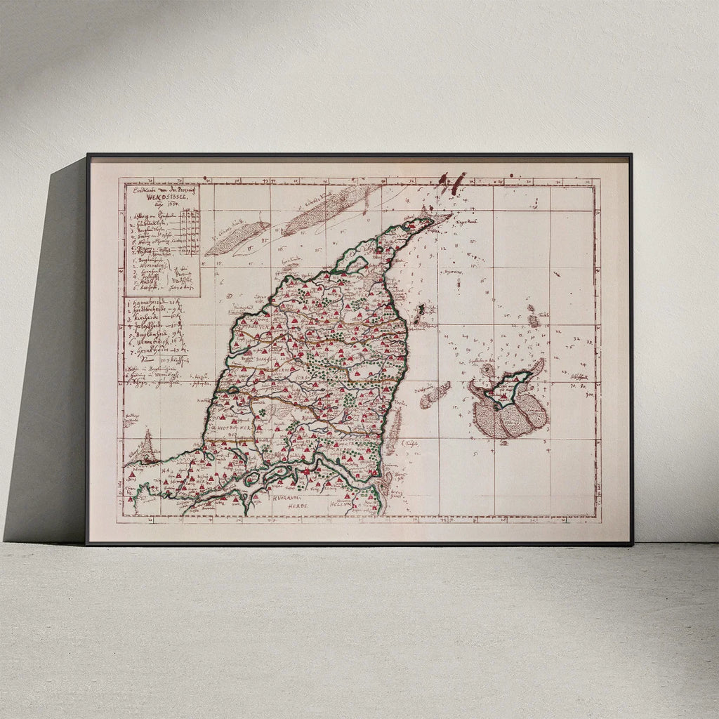 Landkort over Vendsyssel - 1650 – billede 2