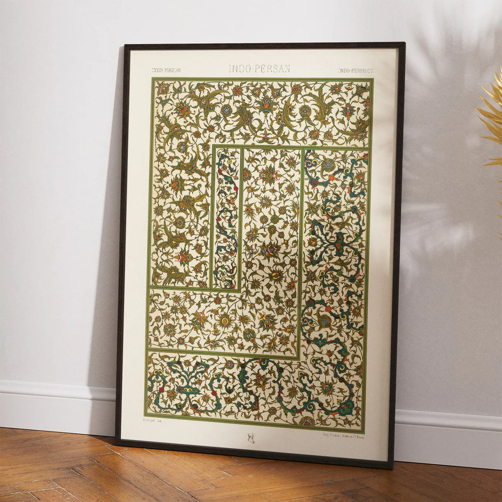 Indo-persisk ornament - 1888 – billede 2