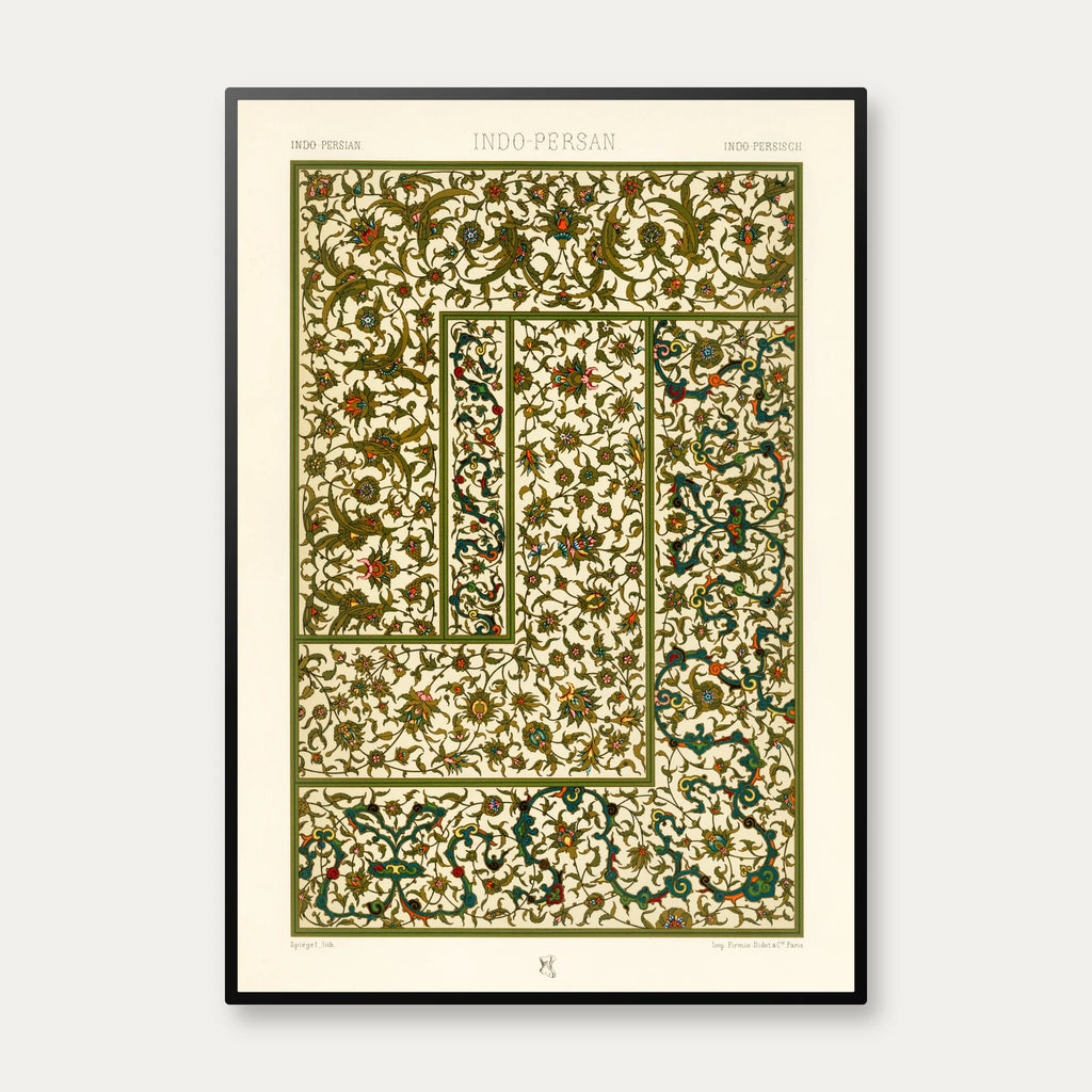 Indo-persisk ornament - 1888 – billede 1