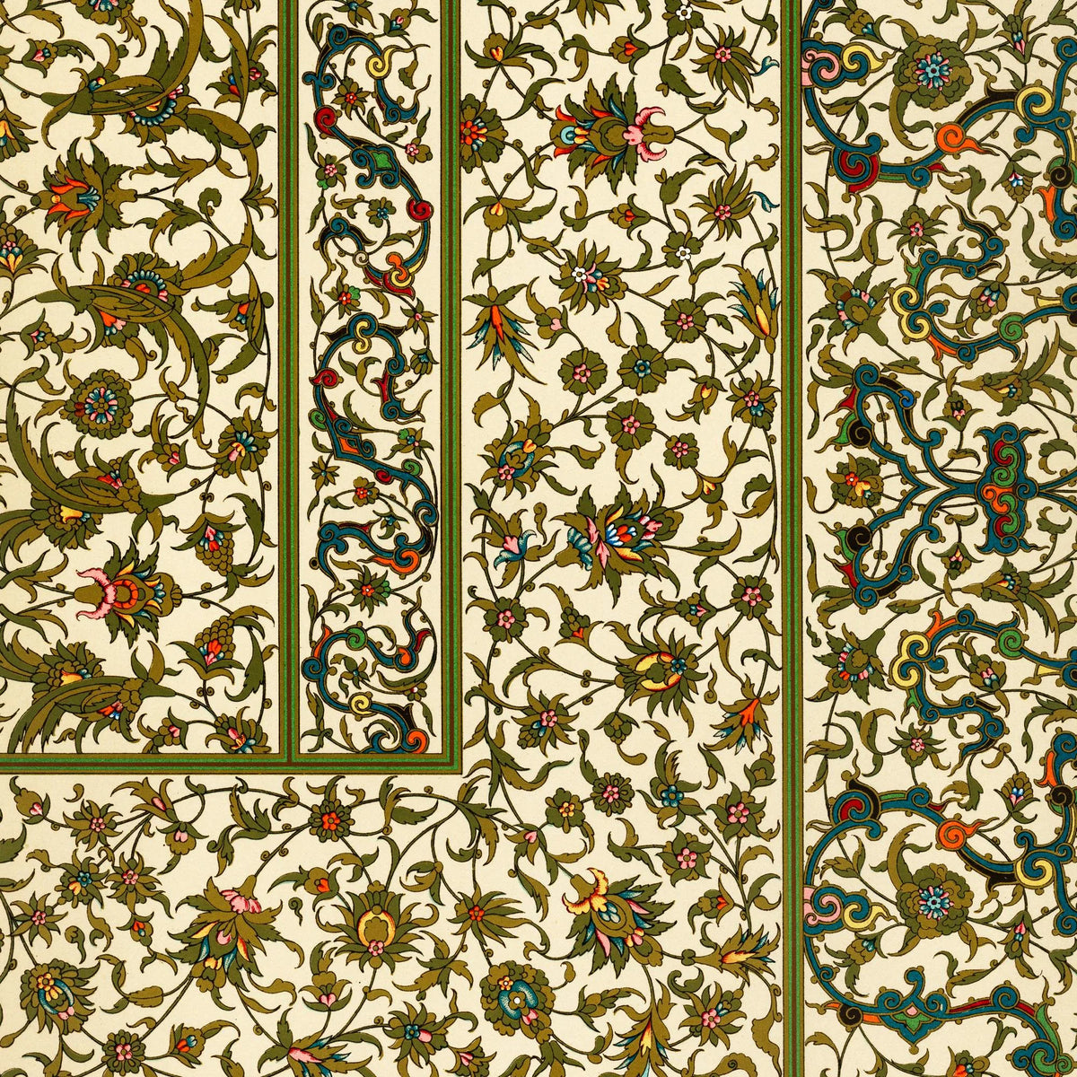 Indo-persisk ornament - 1888 – billede 4