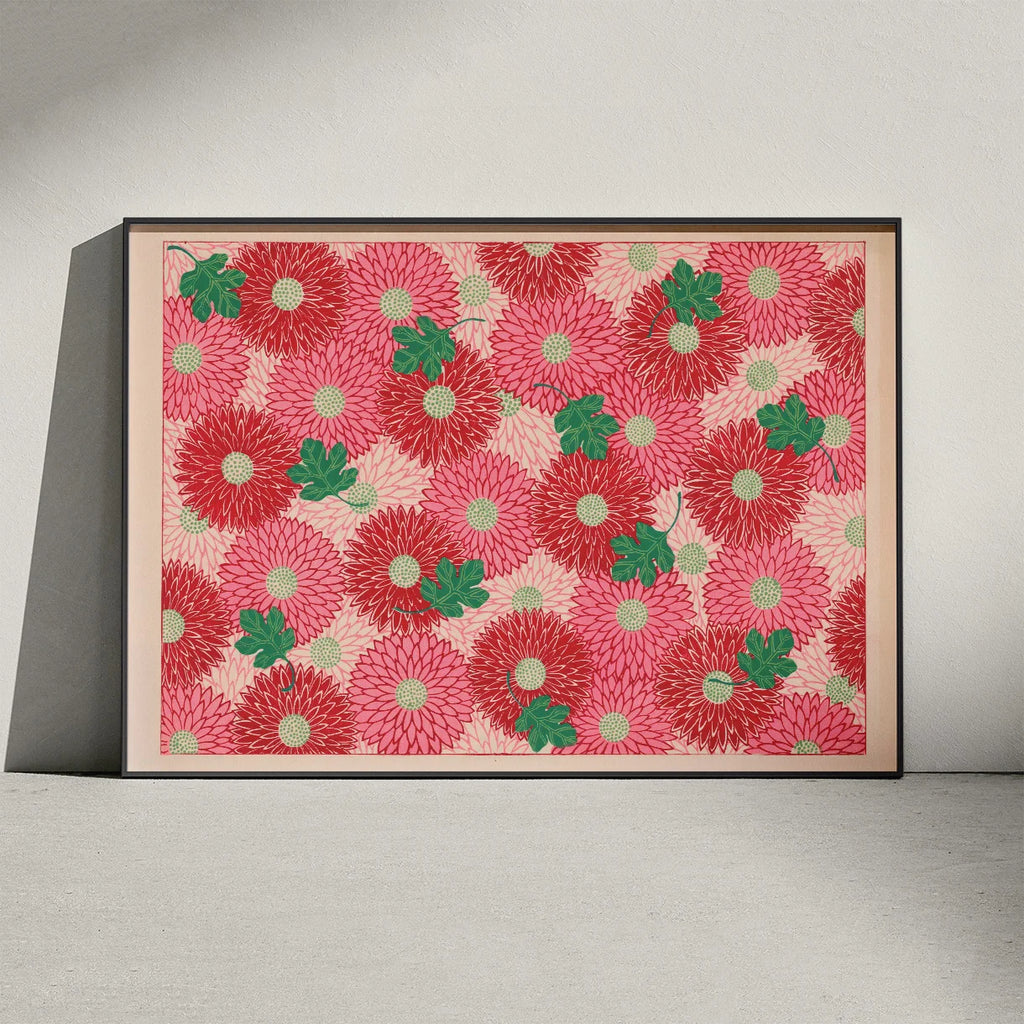Chrysantemum mønster - japansk kunst – billede 2