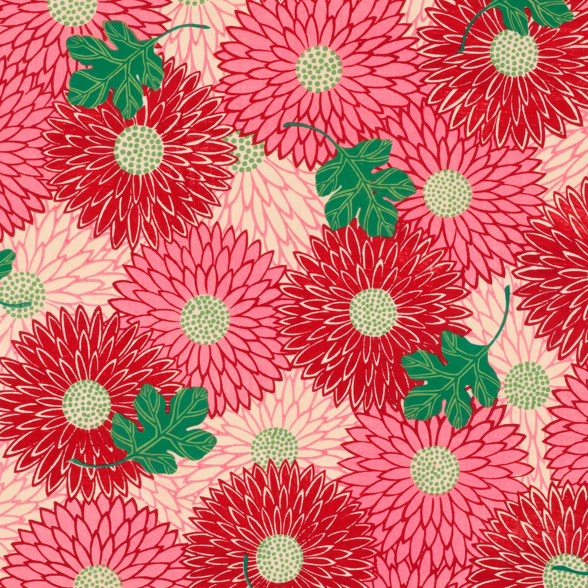 Chrysantemum mønster - japansk kunst – billede 3