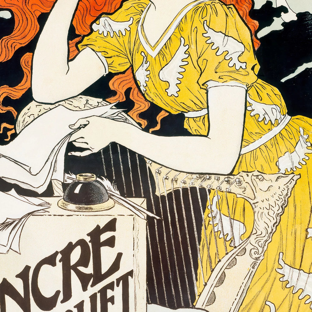 Encre L. Marquet 1892 - Art Nouveau plakat – billede 4