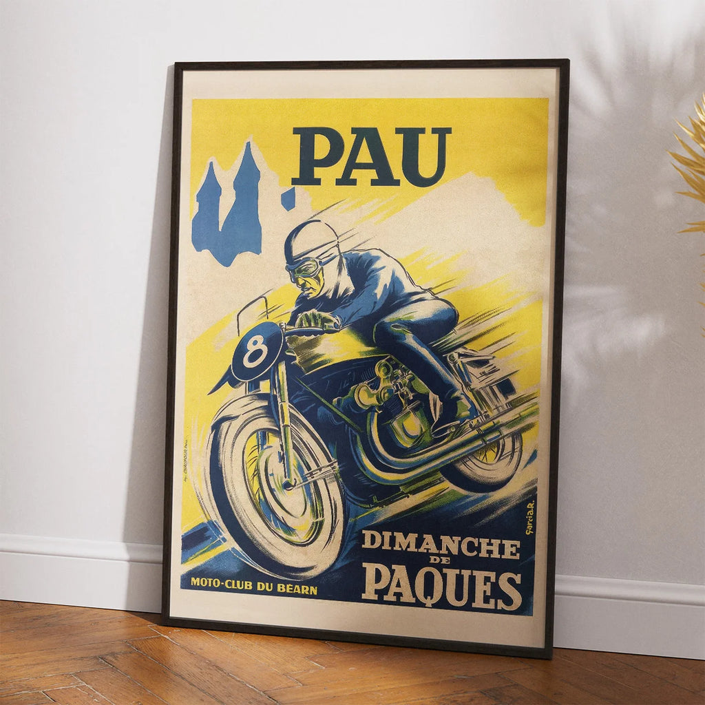 Pau Motorcykel - Plakat - 1940 – billede 2