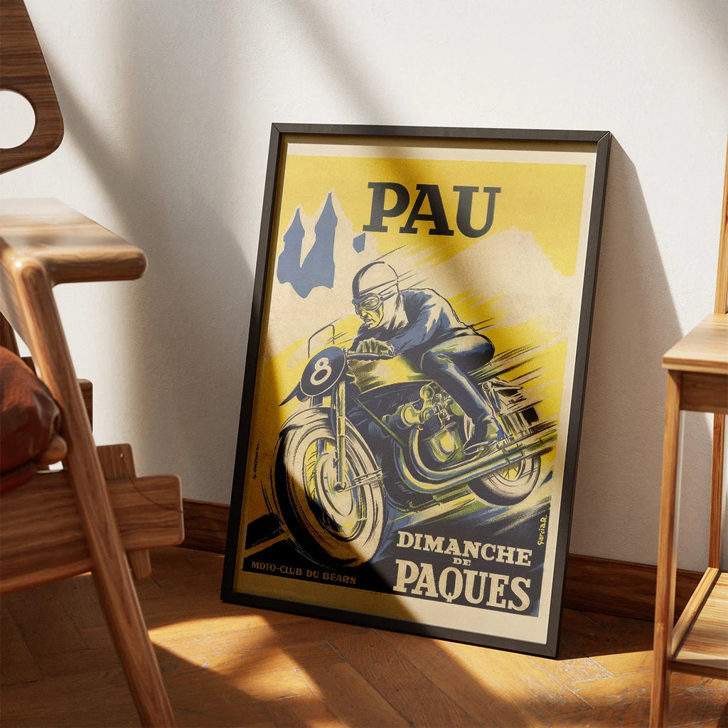 Pau Motorcykel - Plakat - 1940 – billede 3