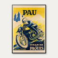Pau Motorcykel - Plakat - 1940 – billede 1