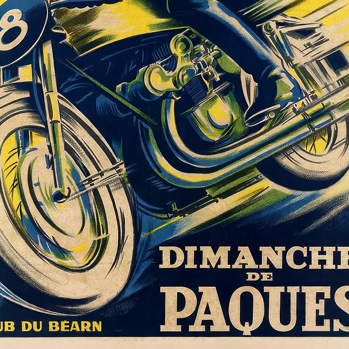 Pau Motorcykel - Plakat - 1940 – billede 4