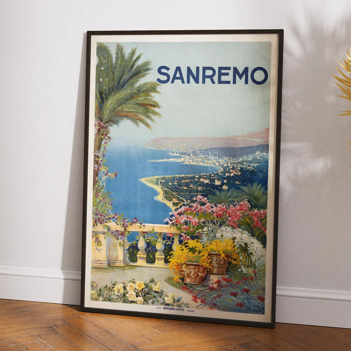 Sanremo Italien - Reklameplakat – billede 2