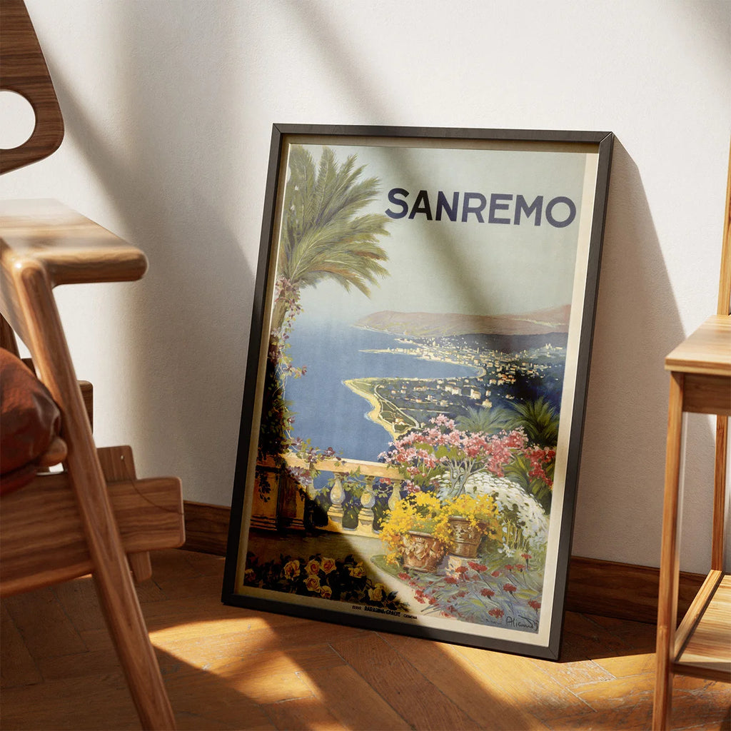 Sanremo Italien - Reklameplakat – billede 3
