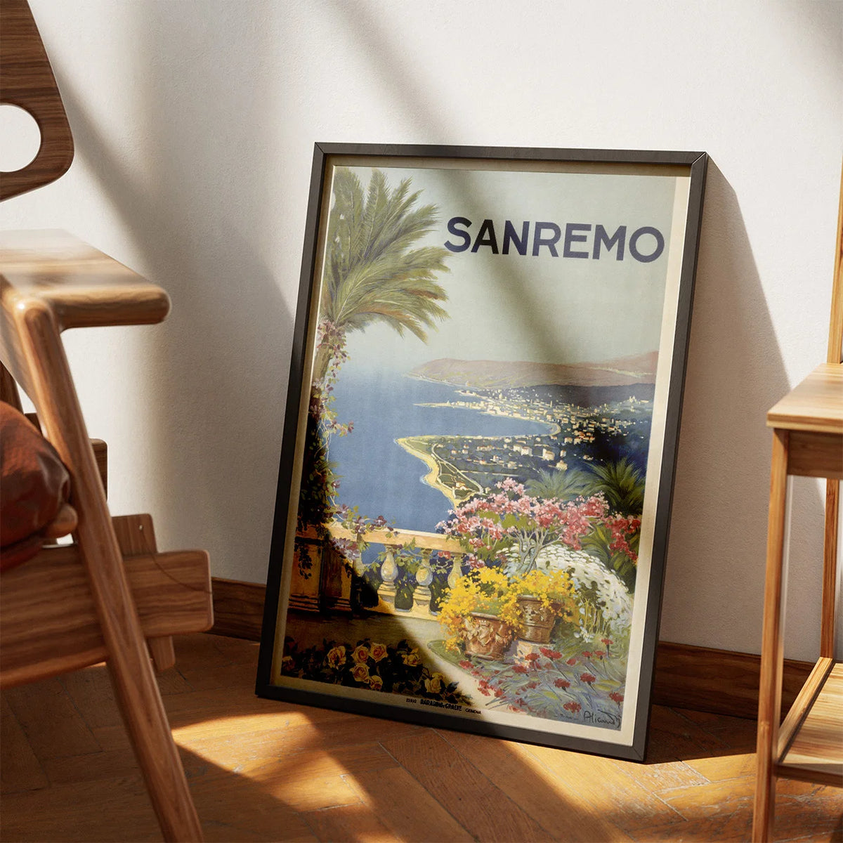 Sanremo Italien - Reklameplakat – billede 3