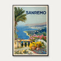 Sanremo Italien - Reklameplakat – billede 1