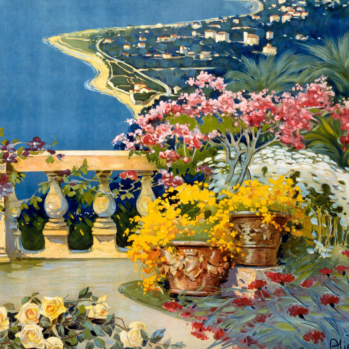 Sanremo Italien - Reklameplakat – billede 4