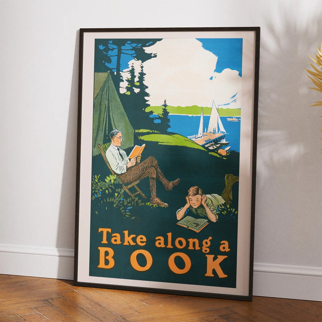 Take Along a Book 1910 - Plakat – billede 2