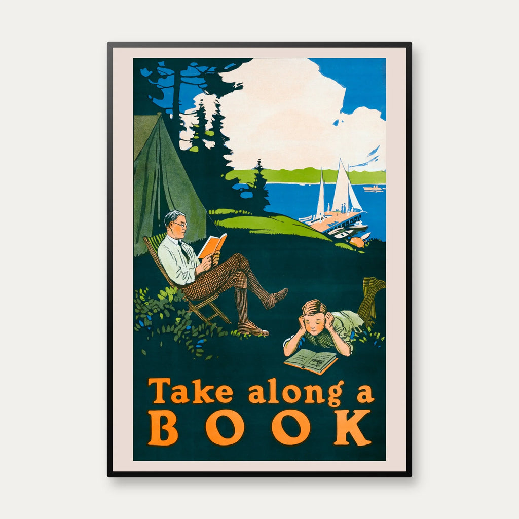 Take Along a Book 1910 - Plakat – billede 1
