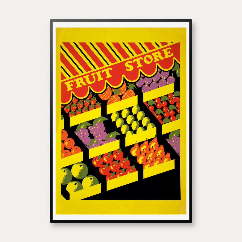 Frugtbutik 1936 - Vintage plakat – billede 1