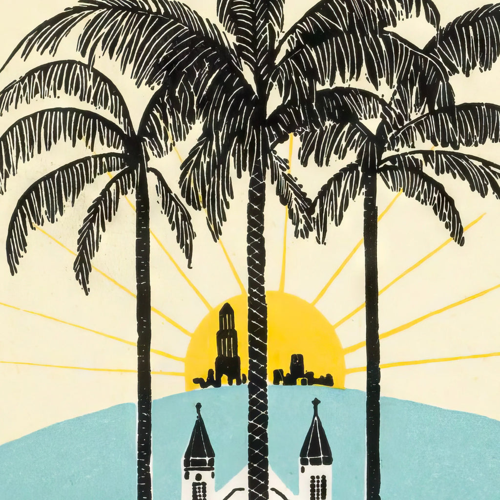 Malang Ø - vintage tropeplakat – billede 4