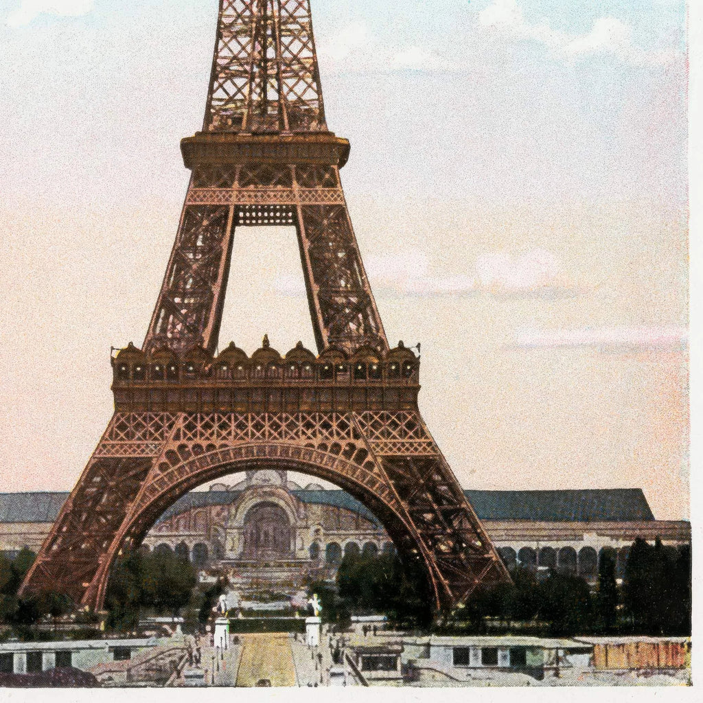 Eiffeltårnet i Paris - vintage plakat – billede 4