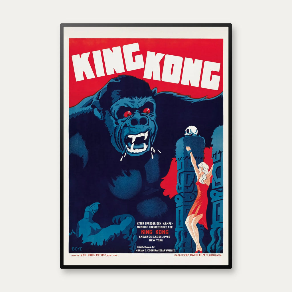 King Kong - dansk filmplakat - 1933 – billede 1