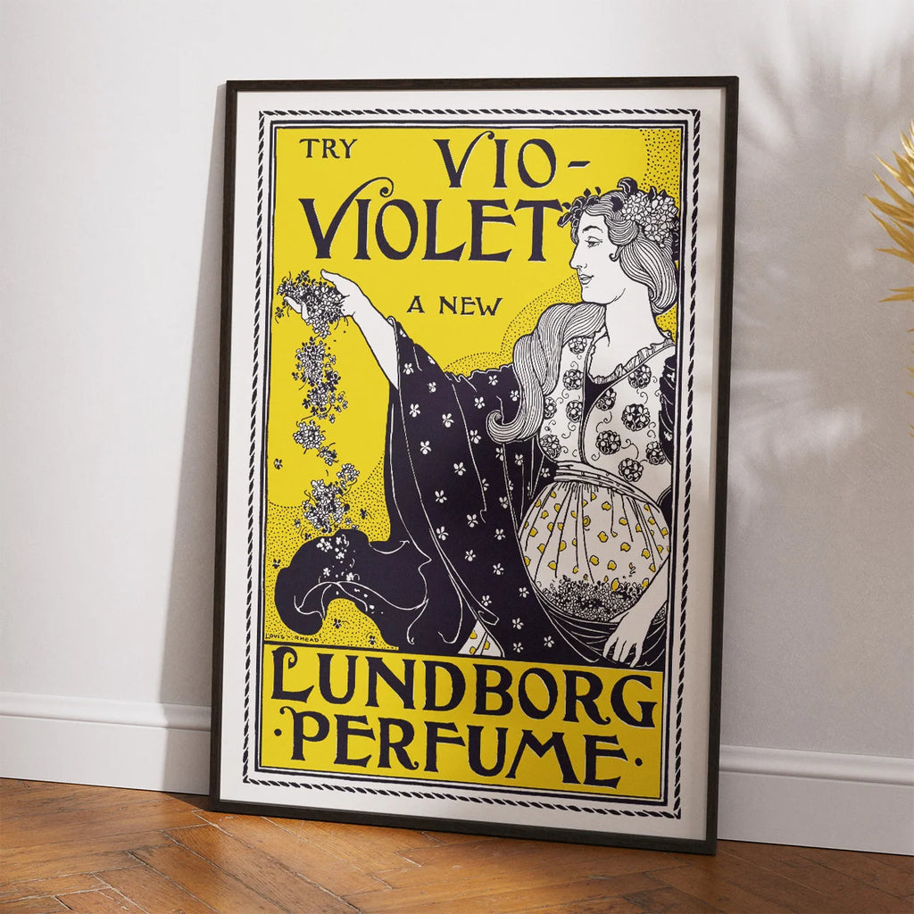 Vio-Violet parfume - Louis Rhead - 1890 – billede 2