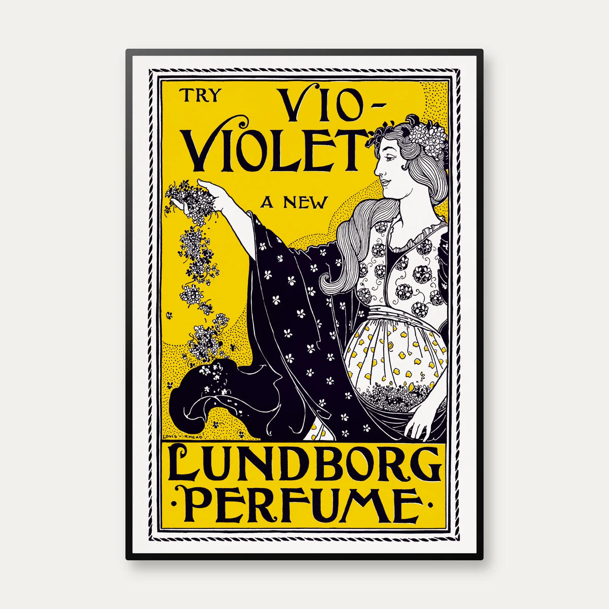 Vio-Violet parfume - Louis Rhead - 1890 – billede 1