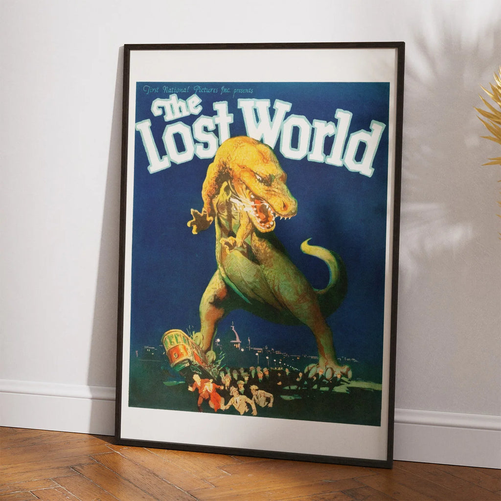 The Lost World 1925 - Filmplakat med dinosaur – billede 2