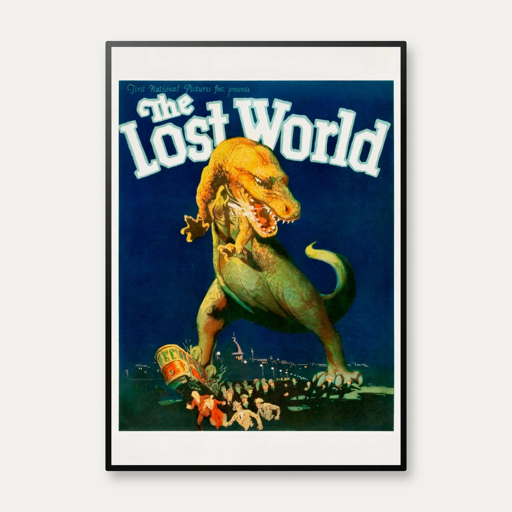 The Lost World 1925 - Filmplakat med dinosaur – billede 1