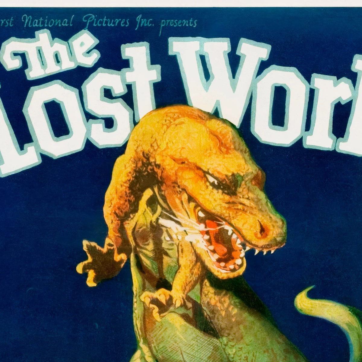 The Lost World 1925 - Filmplakat med dinosaur – billede 4