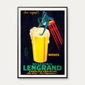 Brasserie Lengrand - vintage ølreklame – billede 1