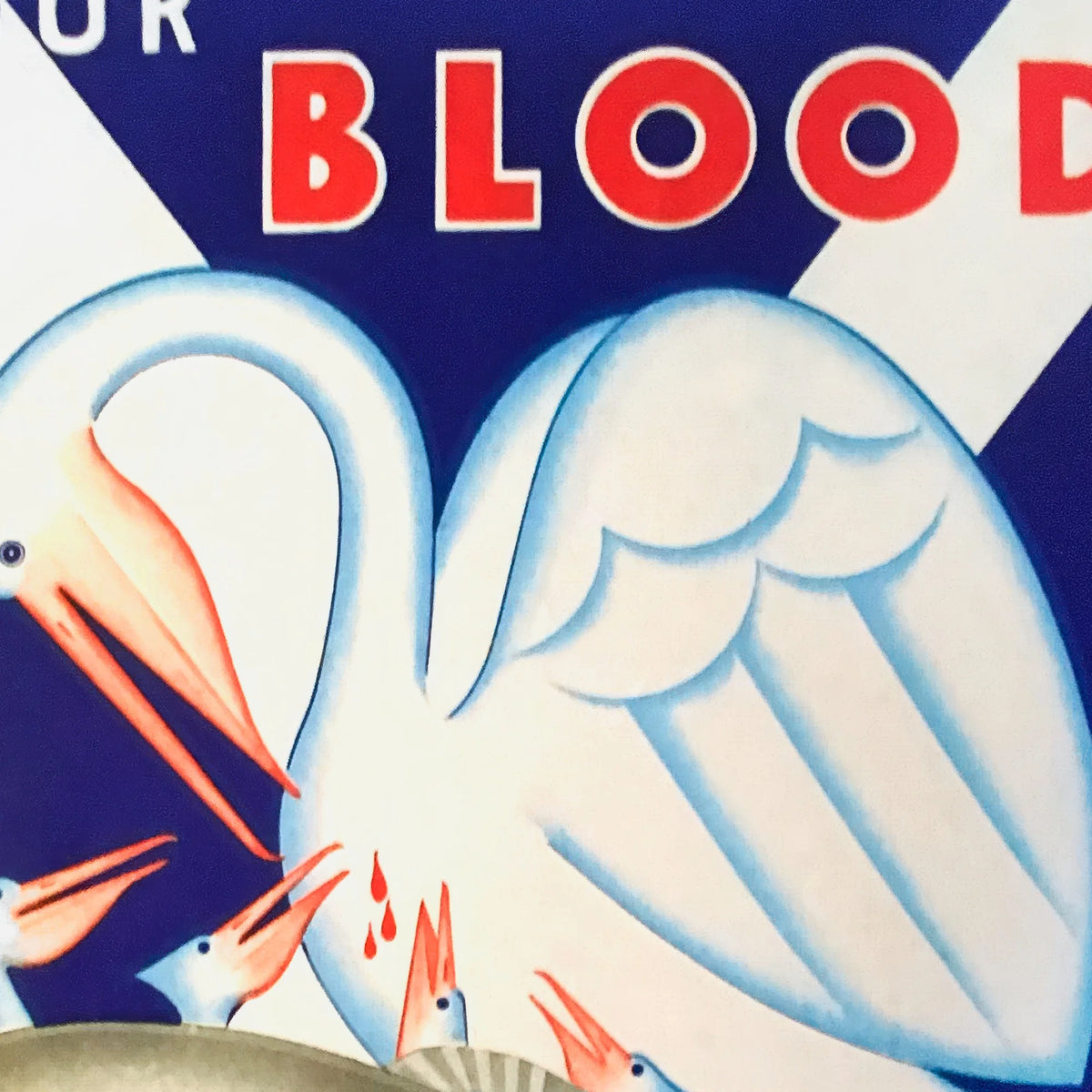 Bloddonor 1944 - Vintage reklame – billede 4