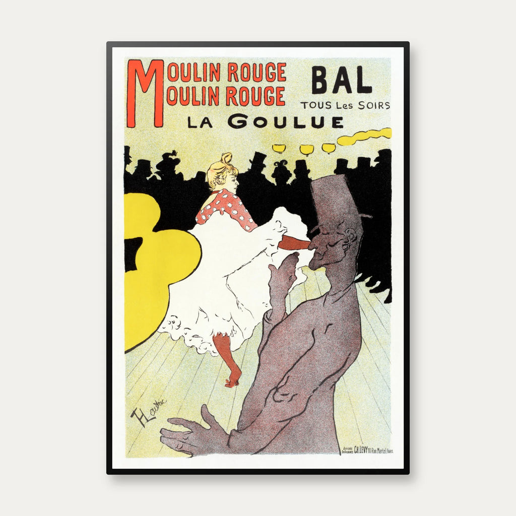 Moulin Rouge - La Goulue - Toulouse-Lautrec - 1898 – billede 1