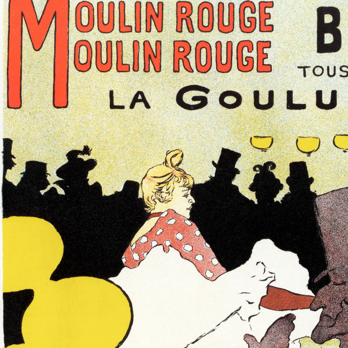 Moulin Rouge - La Goulue - Toulouse-Lautrec - 1898 – billede 4