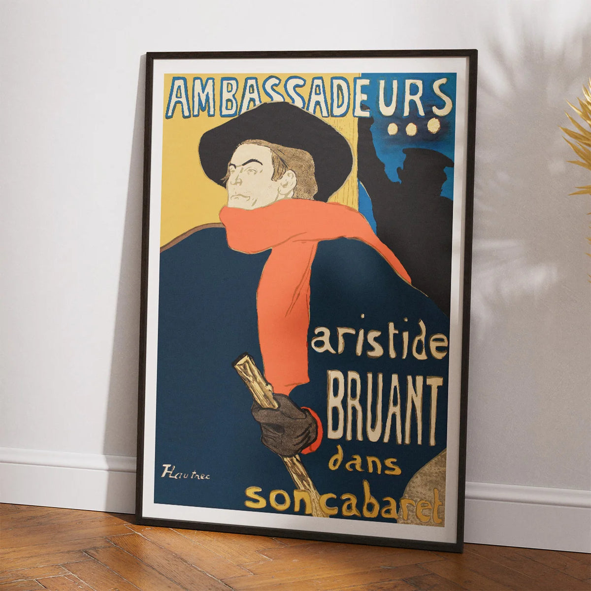 Aristide Bruant 1892 - Teaterplakat – billede 2