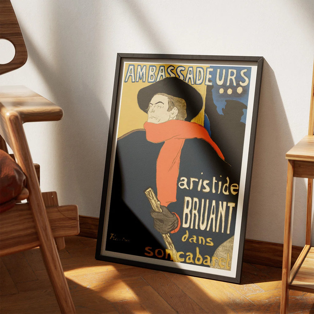 Aristide Bruant 1892 - Teaterplakat – billede 3