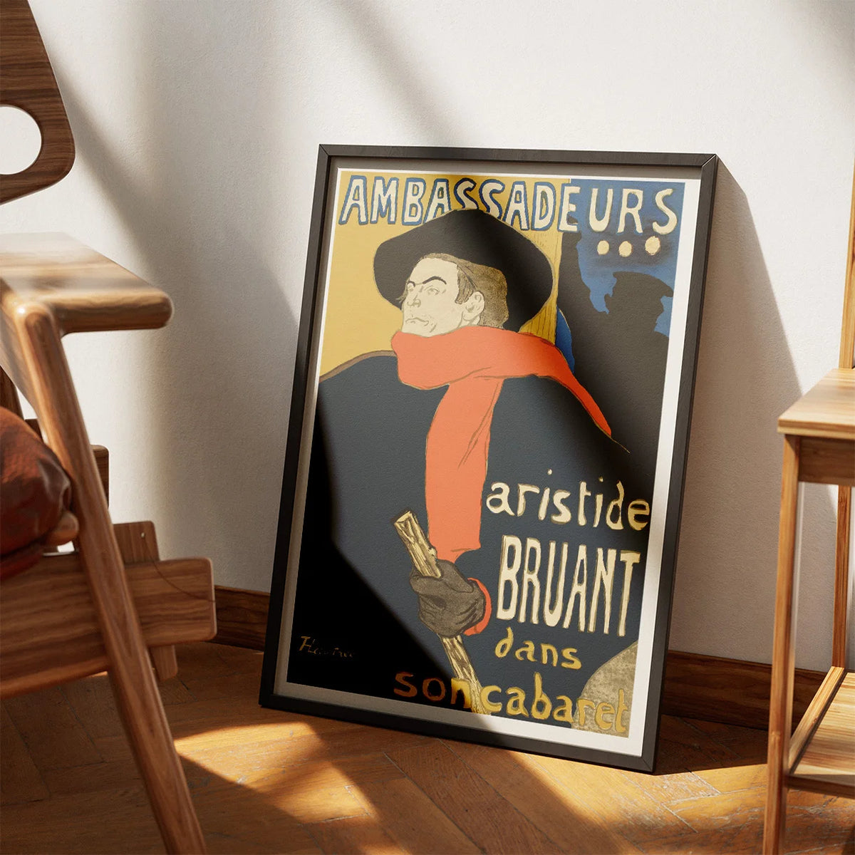 Aristide Bruant 1892 - Teaterplakat – billede 3