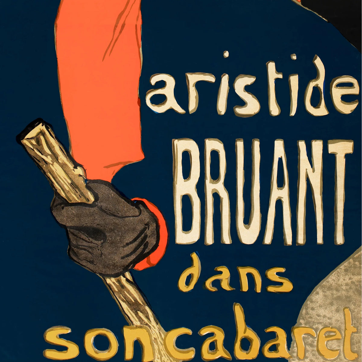 Aristide Bruant 1892 - Teaterplakat – billede 4