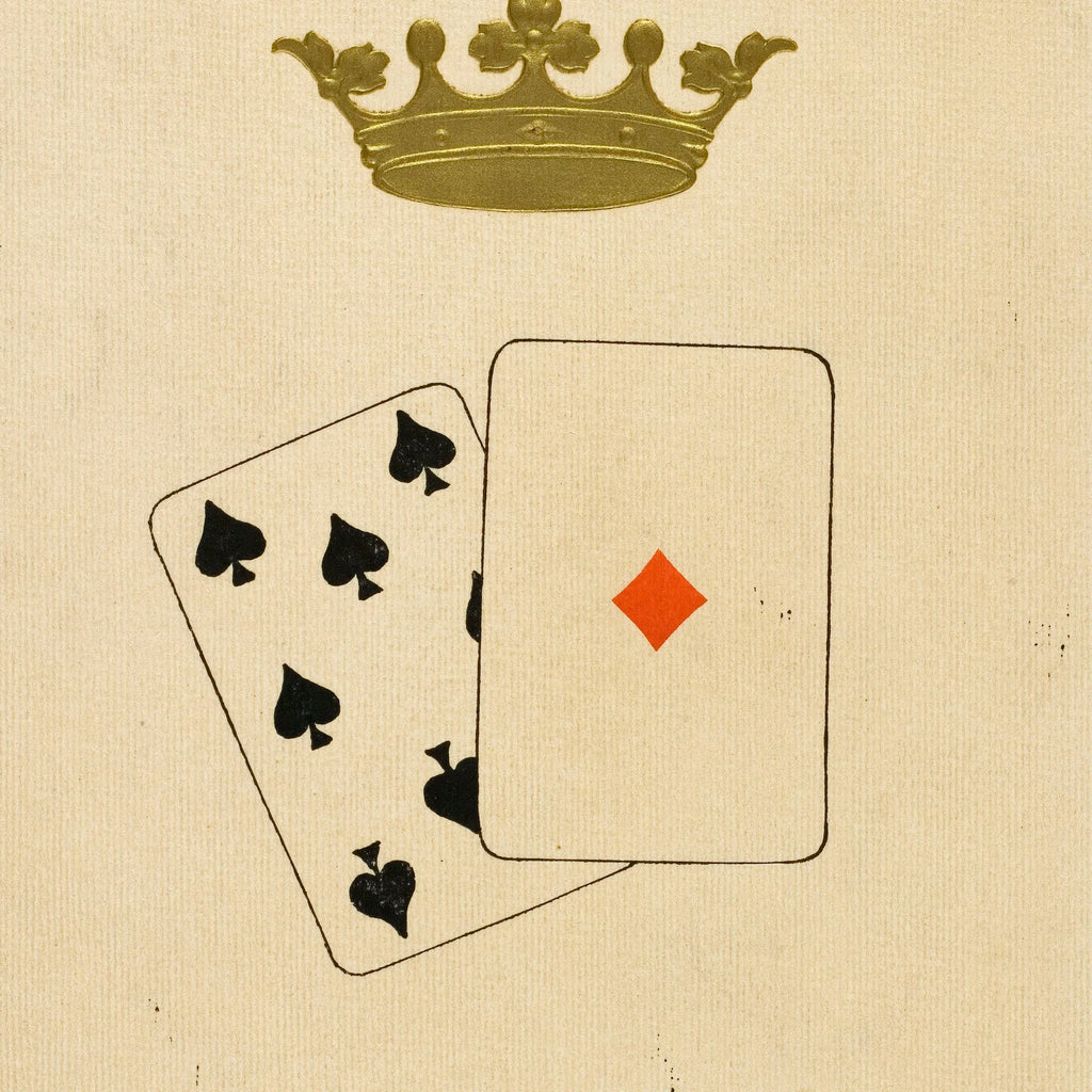 Spillekort og krone 1909 - Plakat – billede 4